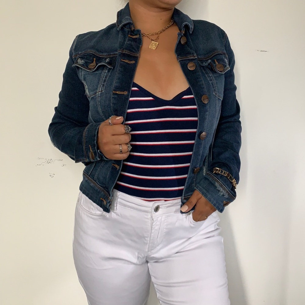 GREYWIRE Vintage Style Denim Jean Jacket Small